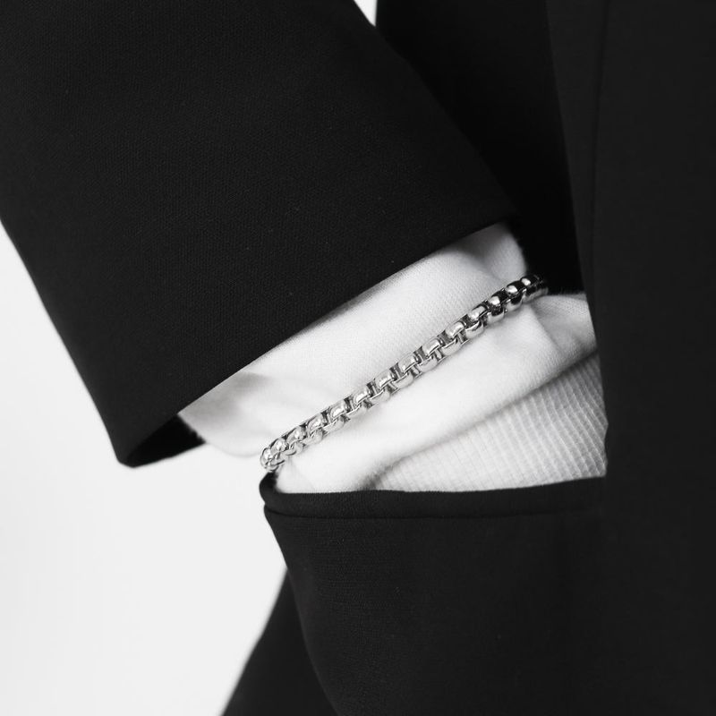 a stainless steel bracelet_CLEF I-DOL NO.1 BRC
