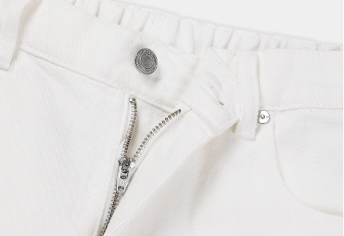 Pierre Back Banding Washed Wide Pants