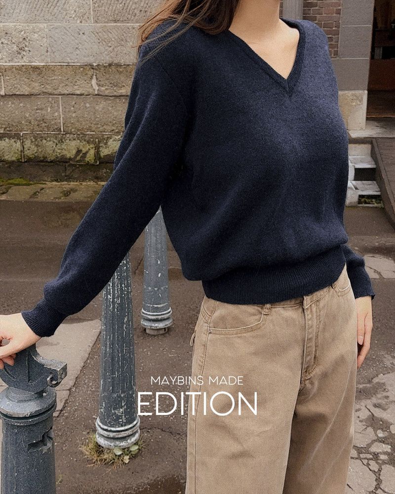 [MADE] Posel V-neck knitwear