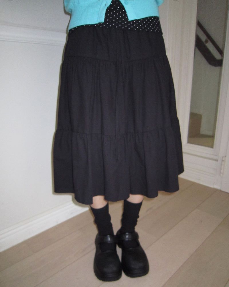 Narin Tiered Midi Skirt