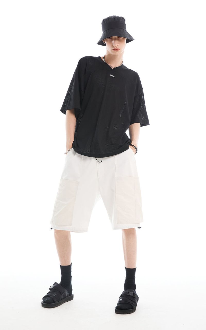BERMUDA DRAWSTRING PANTS_CREAM