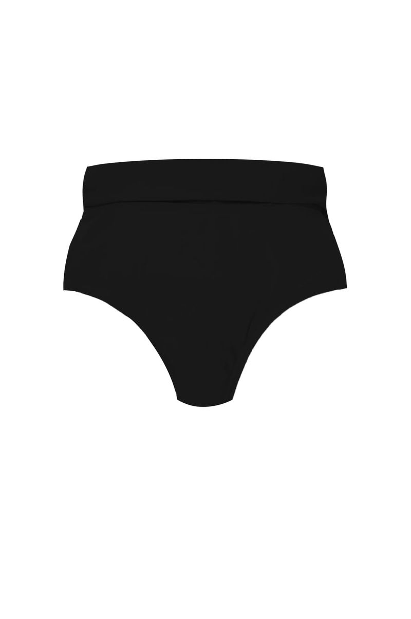 layered bikini shorts (black)