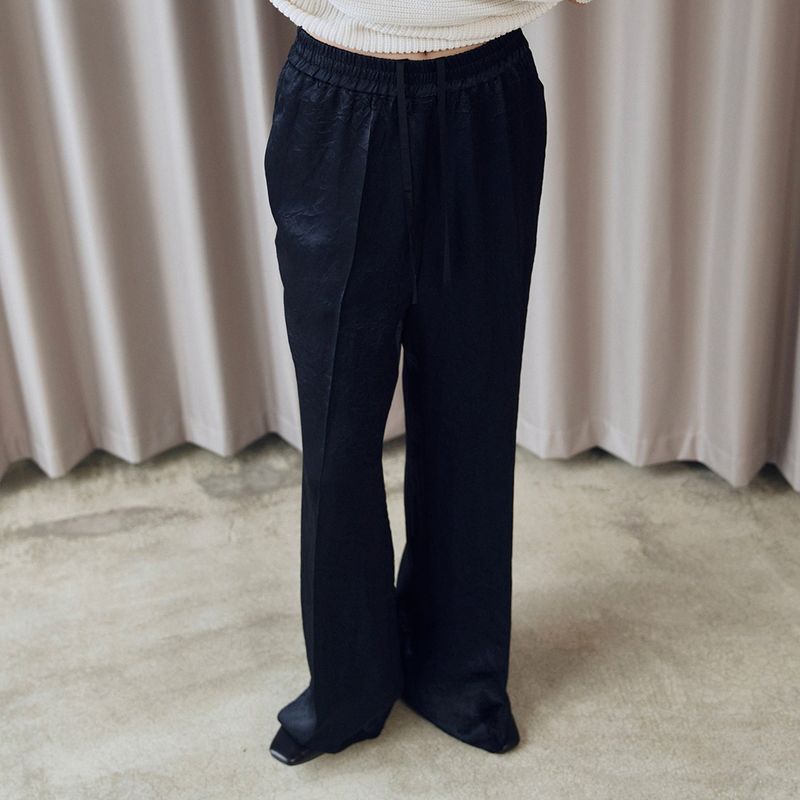 SSOKIN(ソキン)の「Acetate Satin String Pants_Black(Pants)」