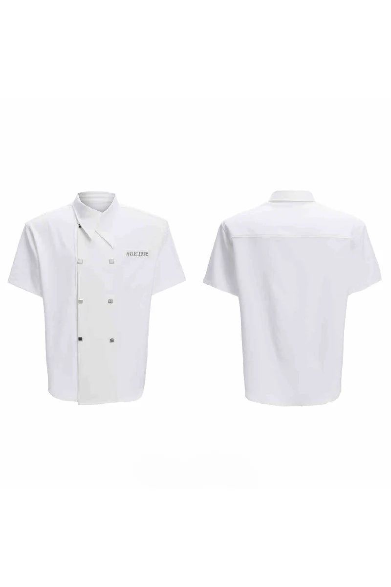 Double Breasted Shirt Tee