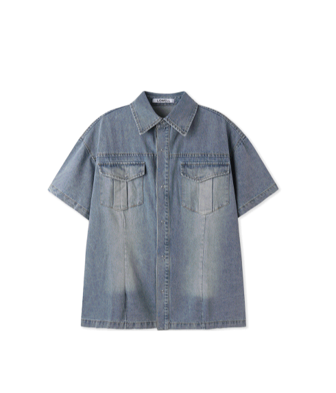 Dart denim shirt