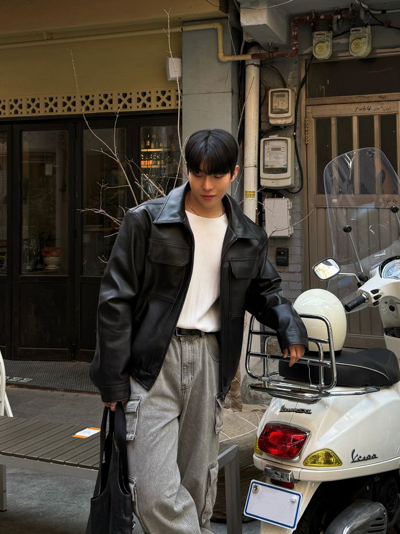 Poder leather jacket