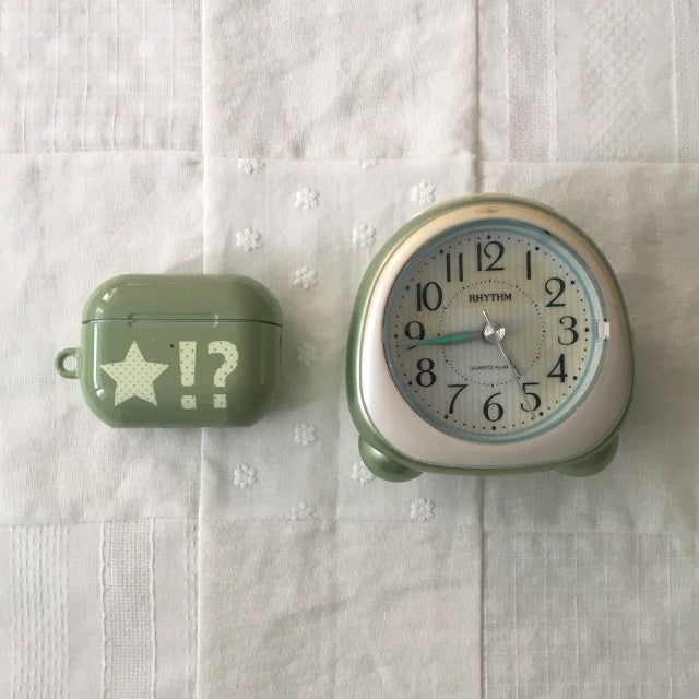 Star polka dot lime lemon glossy AirPods case