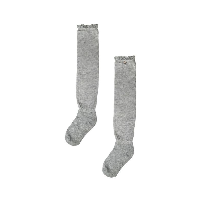 Charm Detail Knee Socks (3colors)