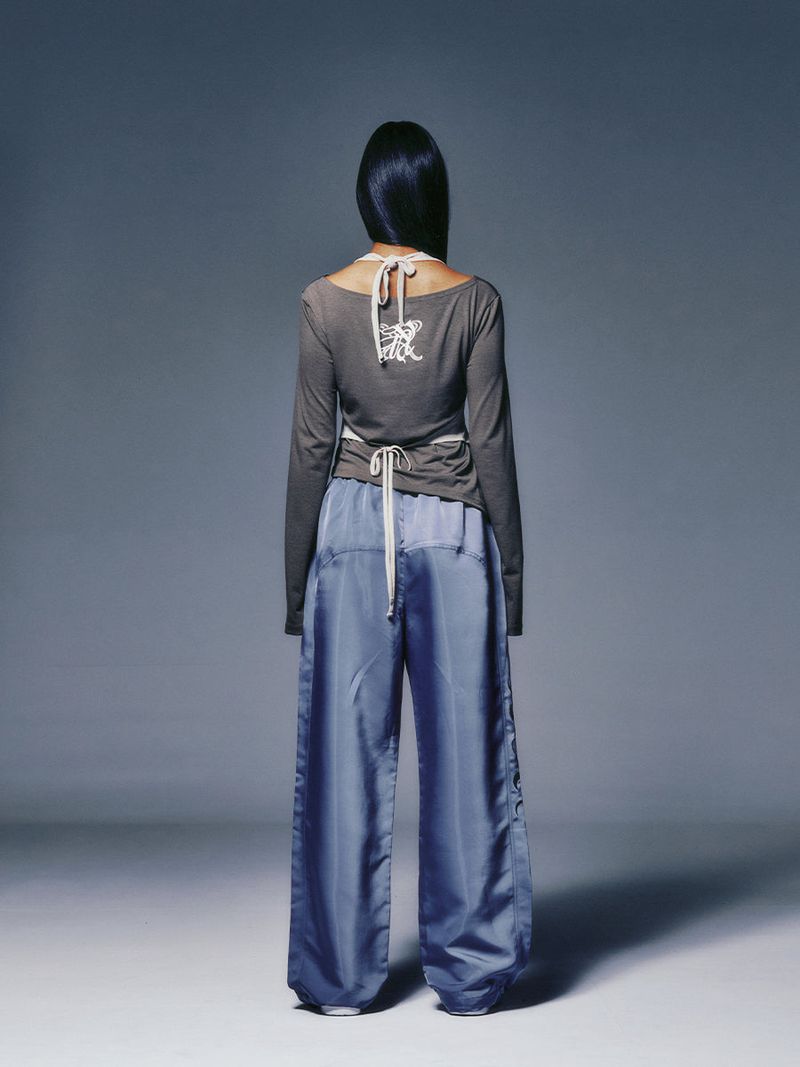 P.O.M EMBLEM JOGGER PANTS (LIGHT BLUE)