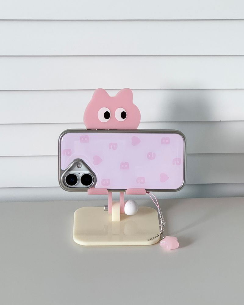 NEW LOGO Twin Pink Silver Epoxy Case