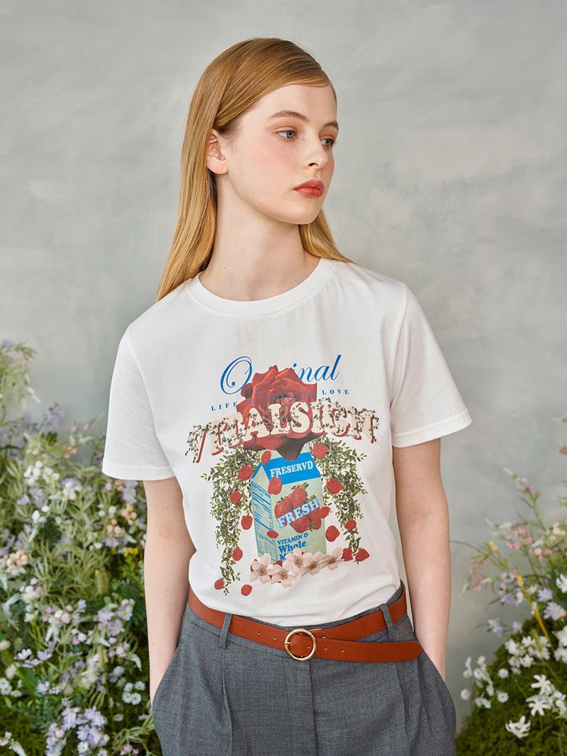Rose Garden T-Shirt (Ivory)