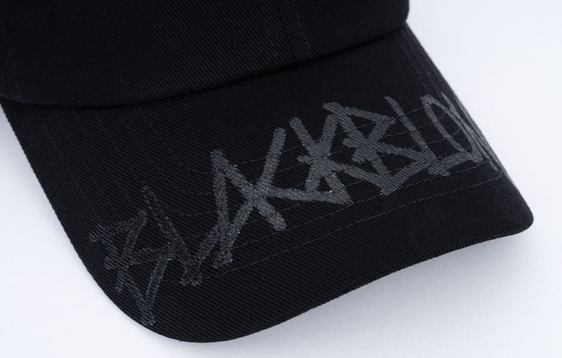 BBD Side Patch Shadow Graffiti Logo Cap (Black)