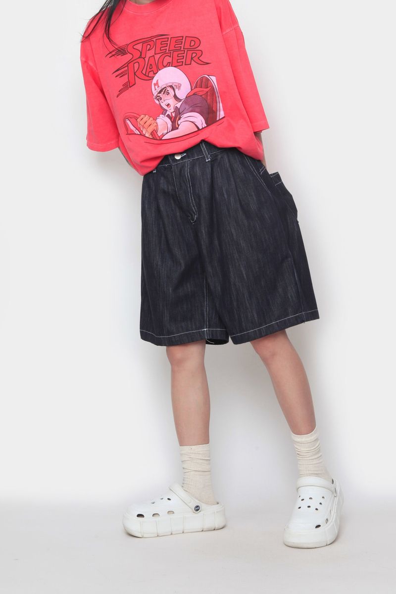 Bermuda banding half pants