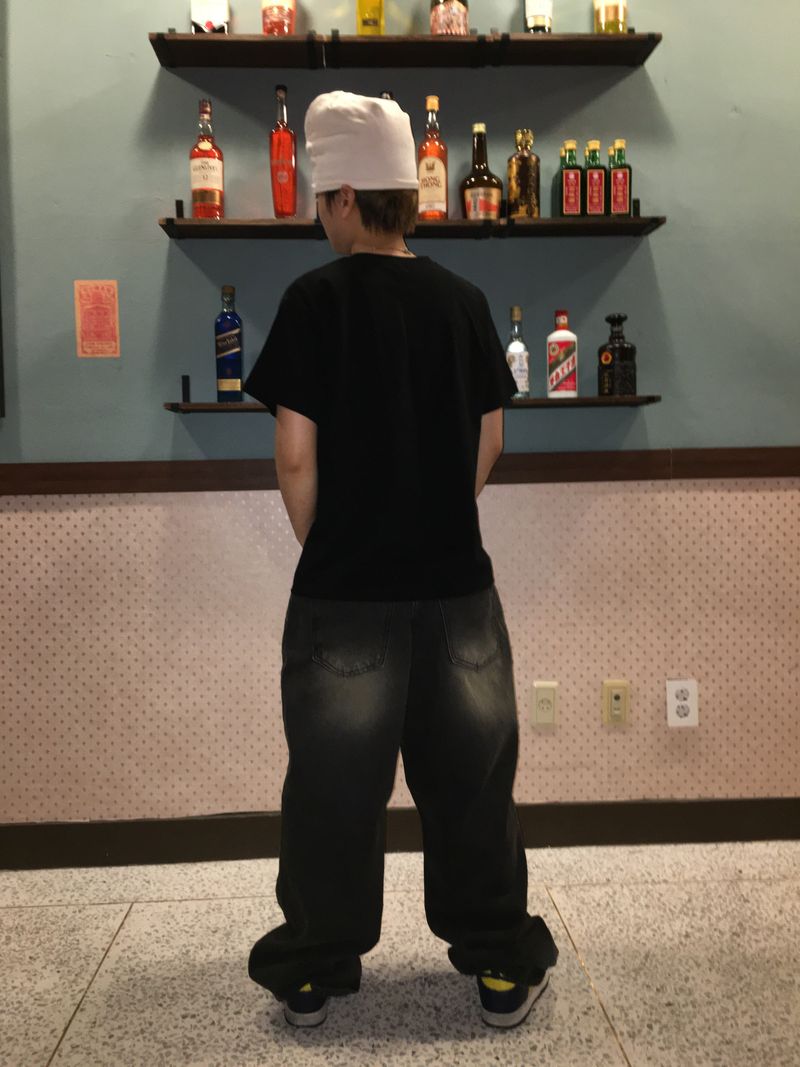 Wide Baggy Denim Pants (2c)