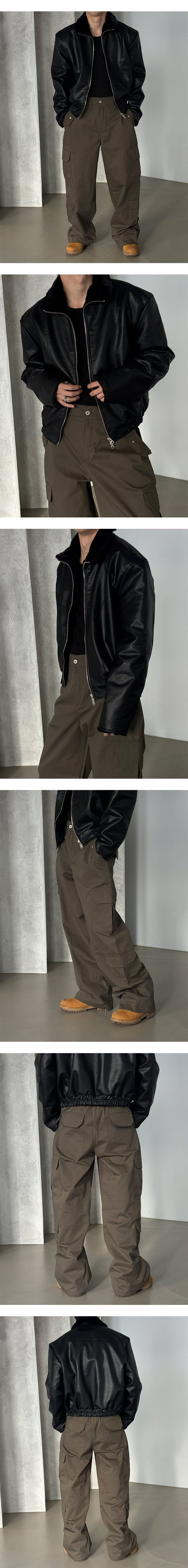 [F/W] クラックファーレザージャケット(2color)