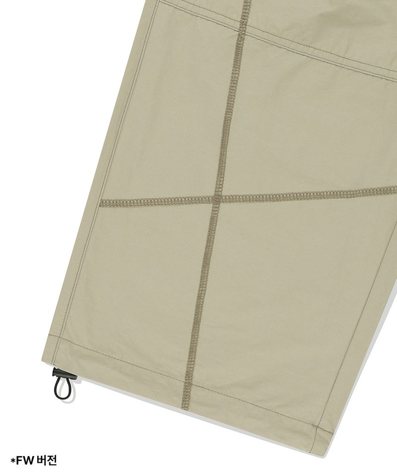 [FW ver.] COVER STITCH PARACHUTE PANT