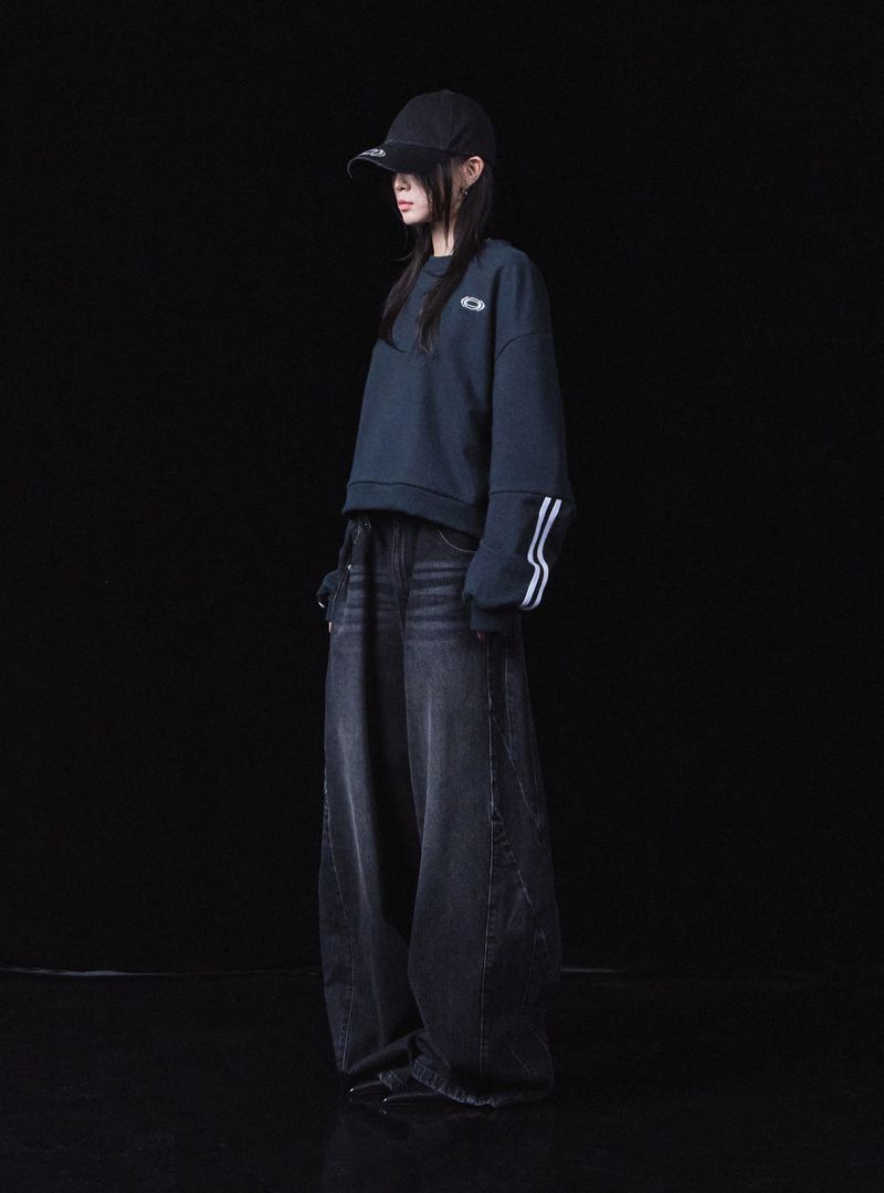  JAPANESE PANELED DENIM PANTS