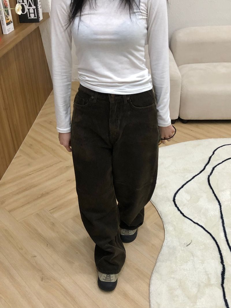 Calia wide corduroy pants
