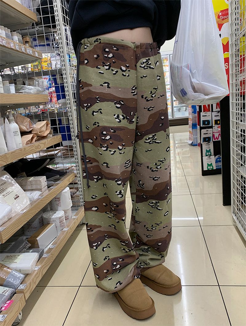CAMOUFLAGE STRING PANTS (2C)