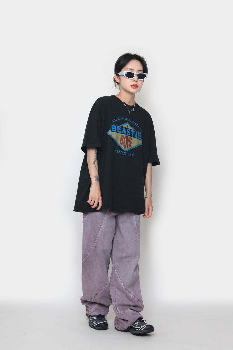 Wave Pigment Denim Pants