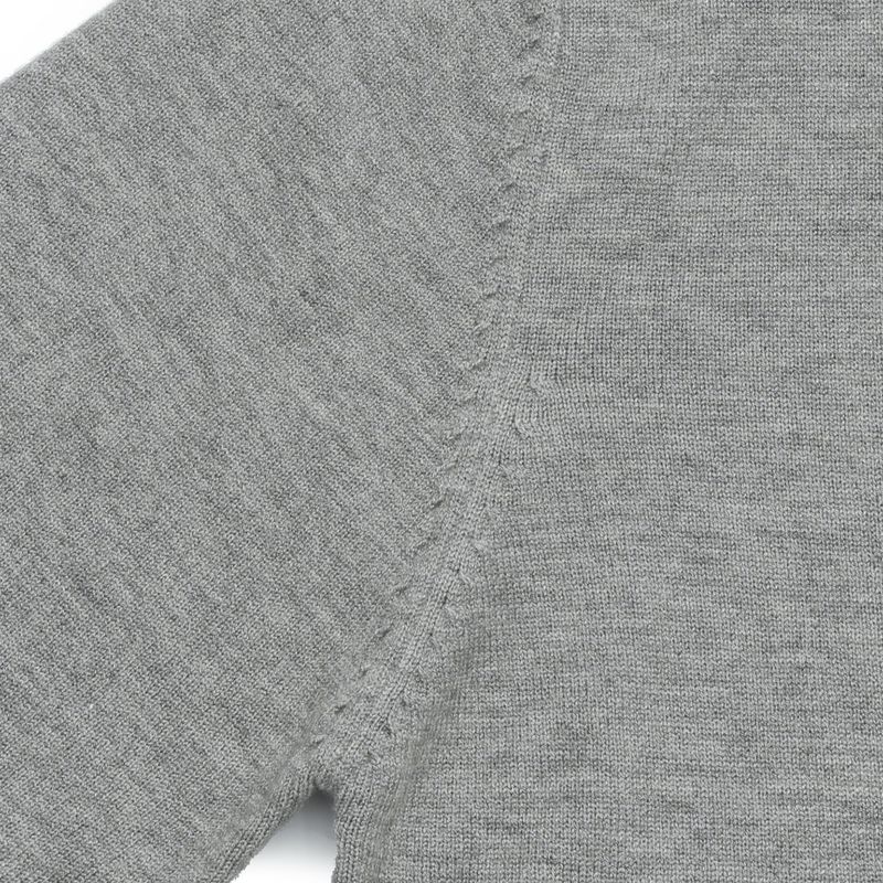 SOFT CREW NECK KNIT GRAY