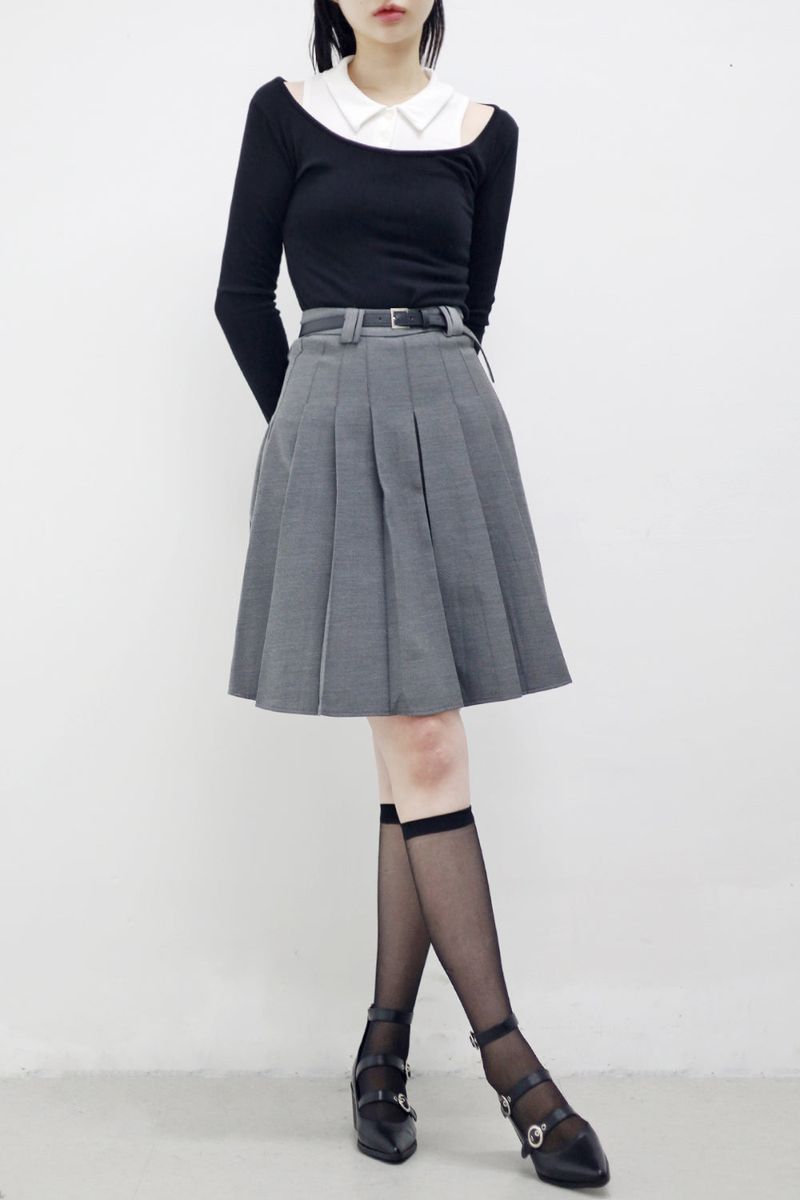 City Buckle Strap Mid Heels