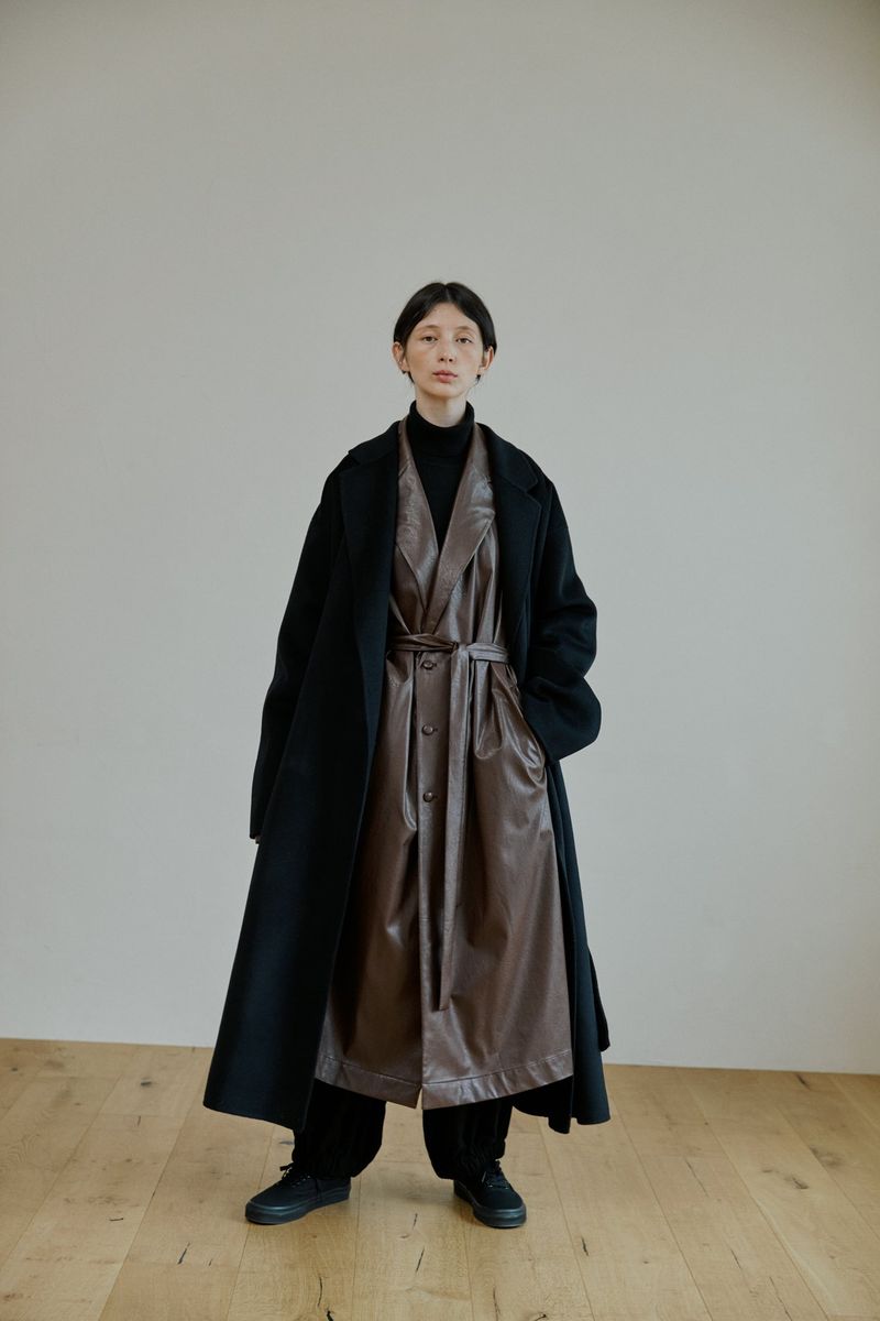 malen（マレン）の「unisex handmade coat black（Jackets/Outerwear）」
