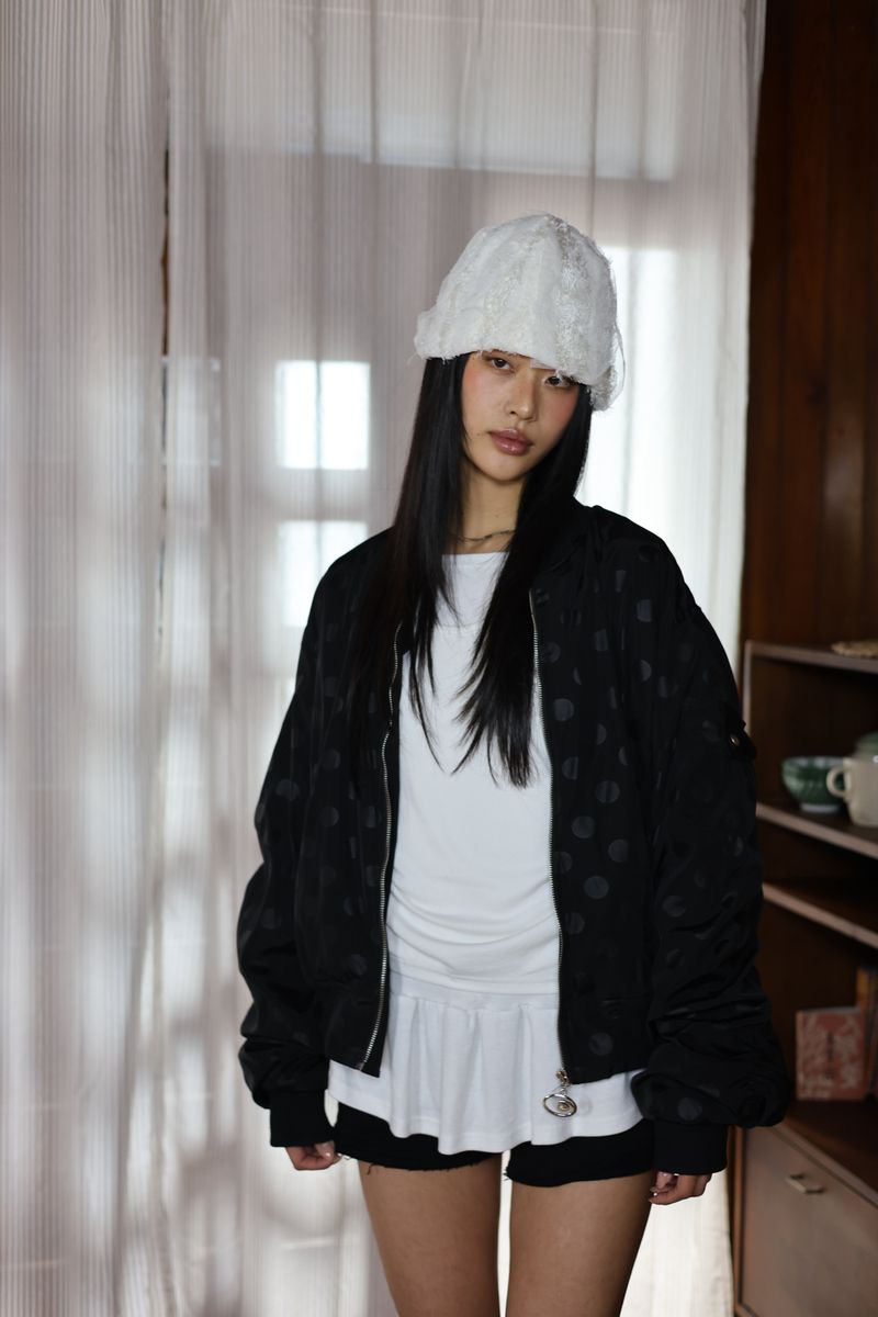 BFEEP(ビーピーピ)の「lace beanie_white(Hats)」