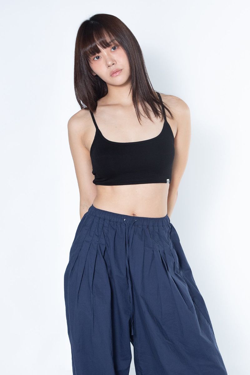 Back Tunnel Bra Top (Black)