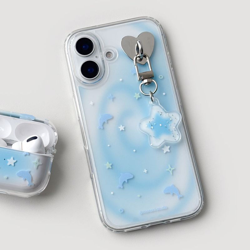 [Gel-hard] Dolpin Phone case (only case)