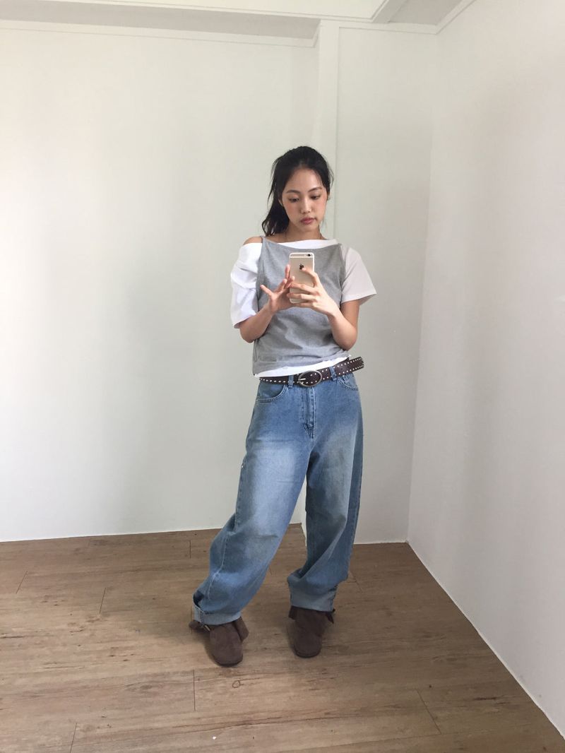 Sea Pocket Straight Denim (1color)