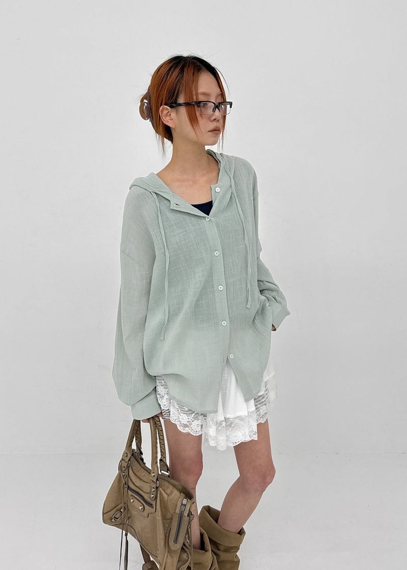 BLACKUP（ブラックアップ）の「[MADE] Tenchi Summer Hood Shirt（Tops）」