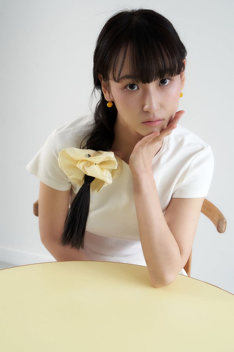 [silver925] amber ball hook earring