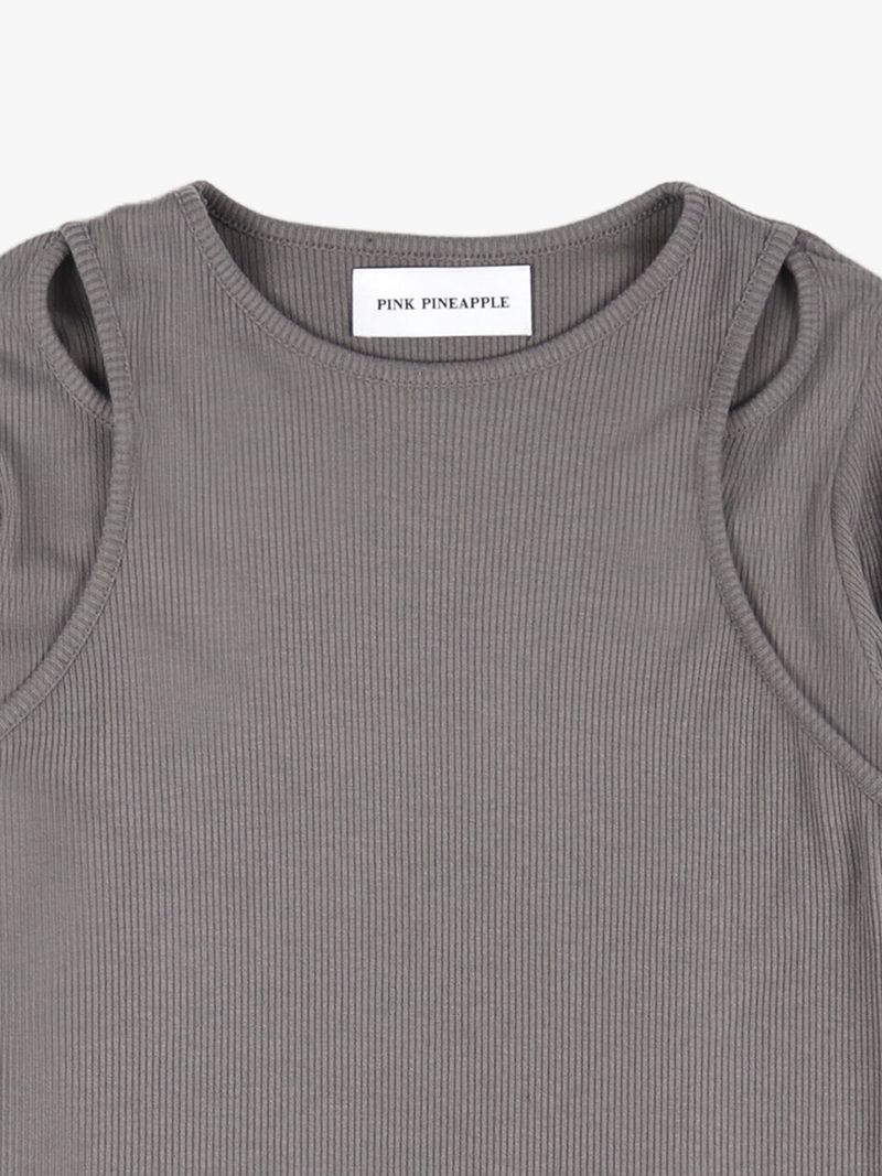 LAYERED CUT OUT T-SHIRT