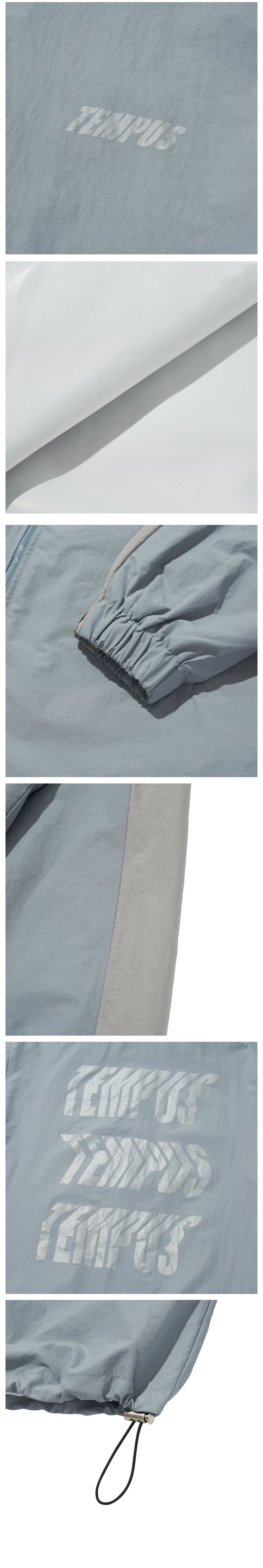 SIGNATURE LOGO WINDBREAKER [GRAY]