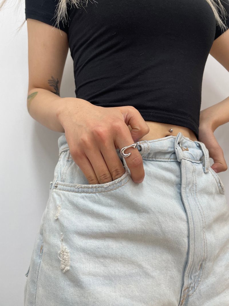 no.42 ring silver (#13 szie)