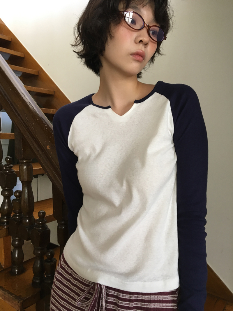 Hapu V-Raglan T-shirt (4color)
