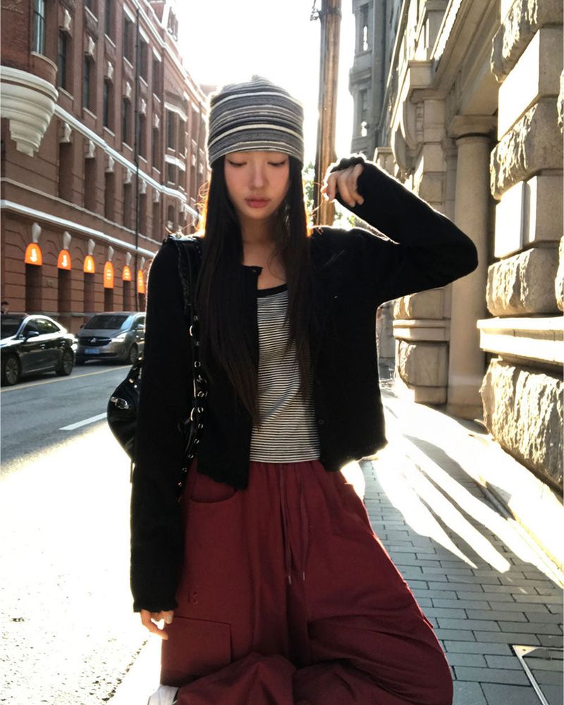 Candy Frill Knit Cardigan