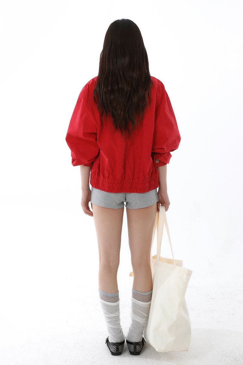 HIGH-DENSITY TWILL WORK JACKET_RED