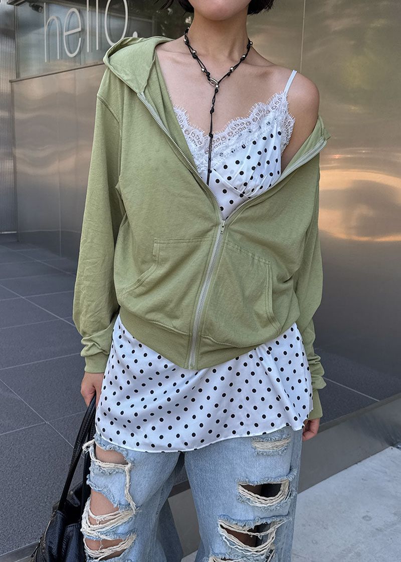 eon（イオエン）の「MUTE HOOD ZIP-UP（Tops）」