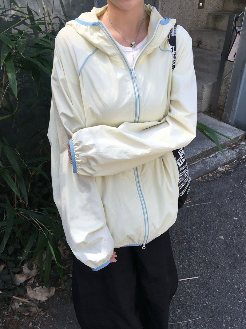 Neon Piping Scene Windbreaker (6c)