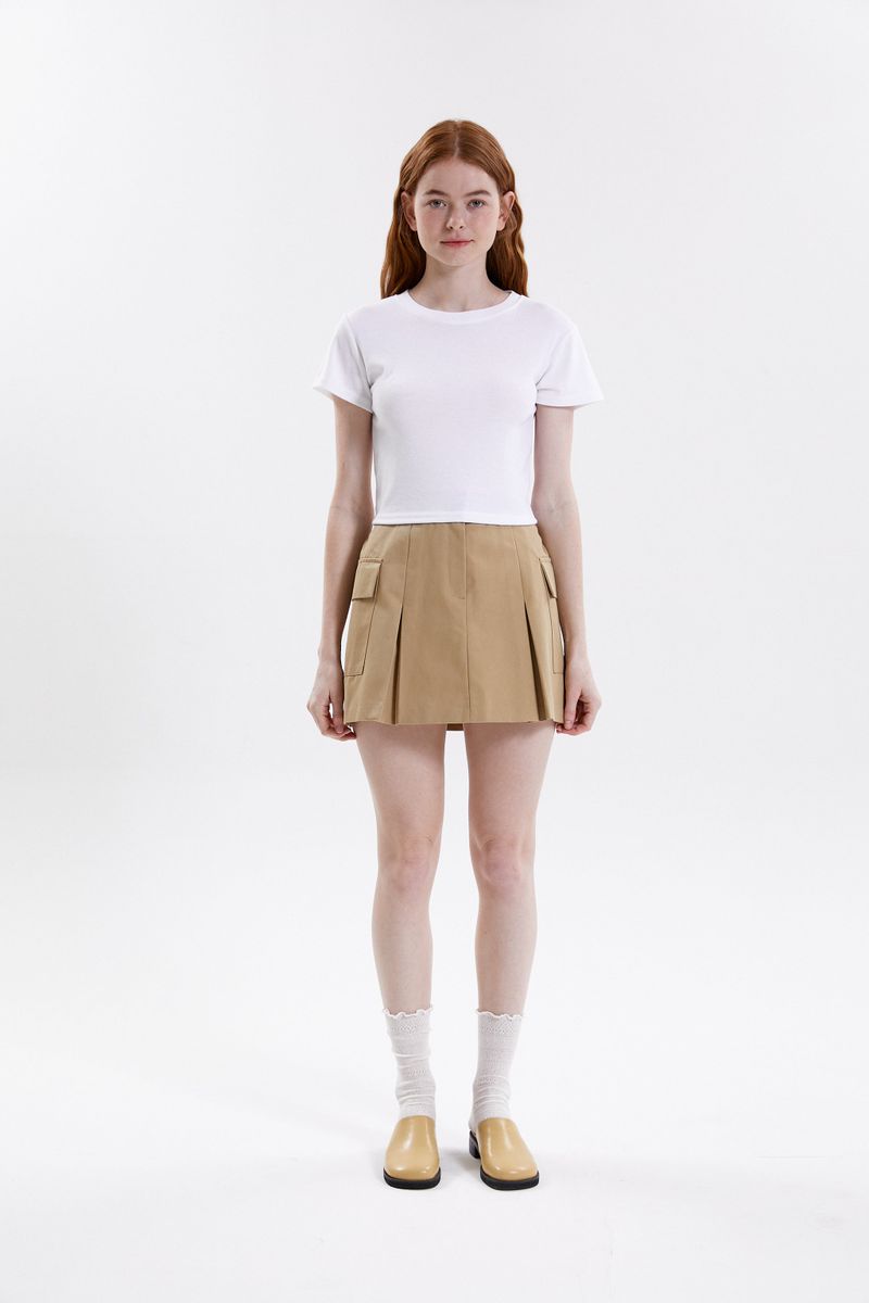 PINK PINEAPPLE（ピンクパイナップル）の「CARGO PLEATS SKIRT（Skirts）」