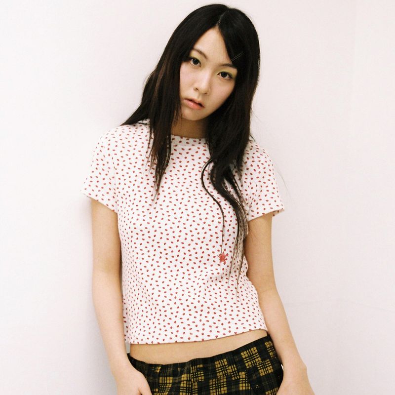 WEBHOUSE（ウェブハウス）の「Twister Star Angel Tee - Strawberry Ivory（Tops）」