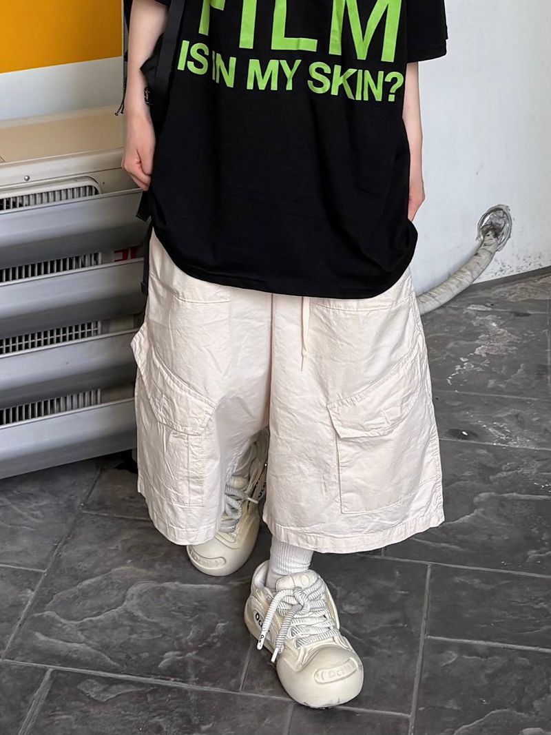 feather cargo bermuda pants