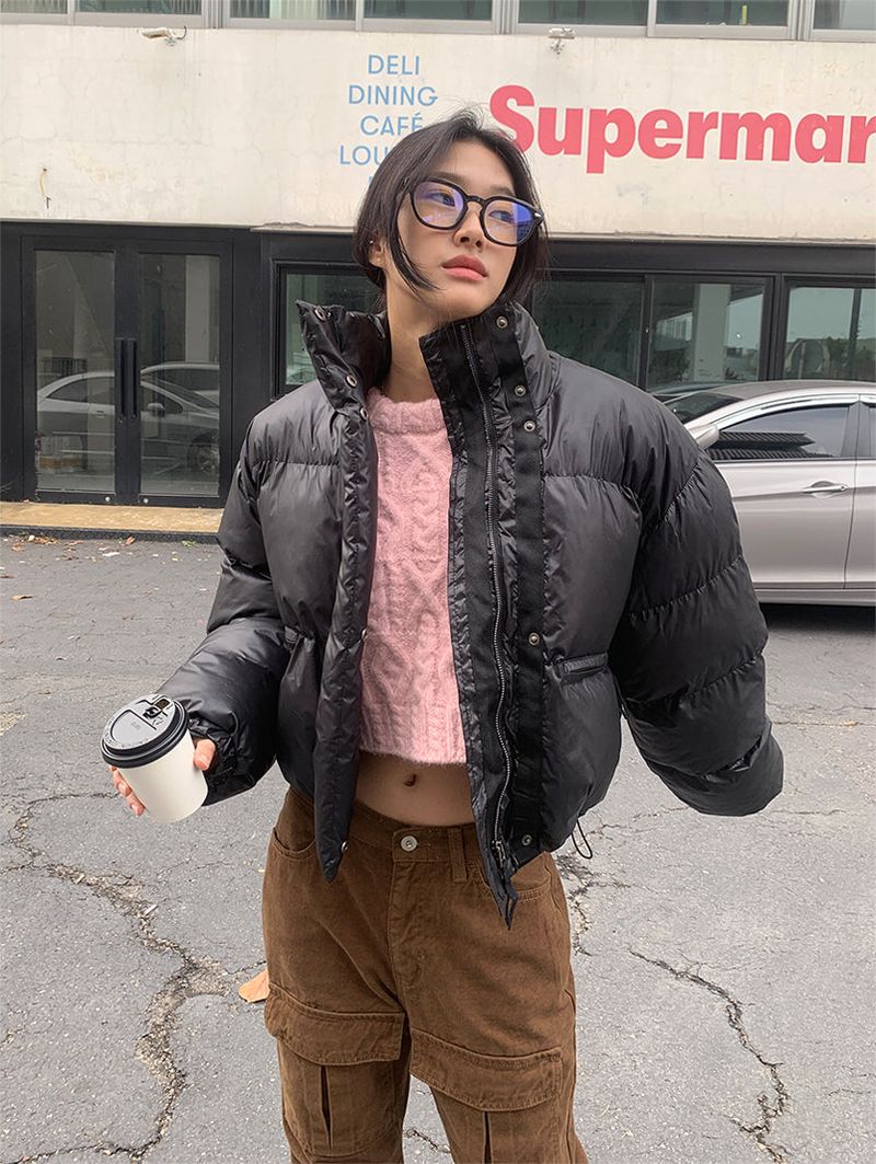 POUND CROPPED PADDING JACKET (6COLOR)