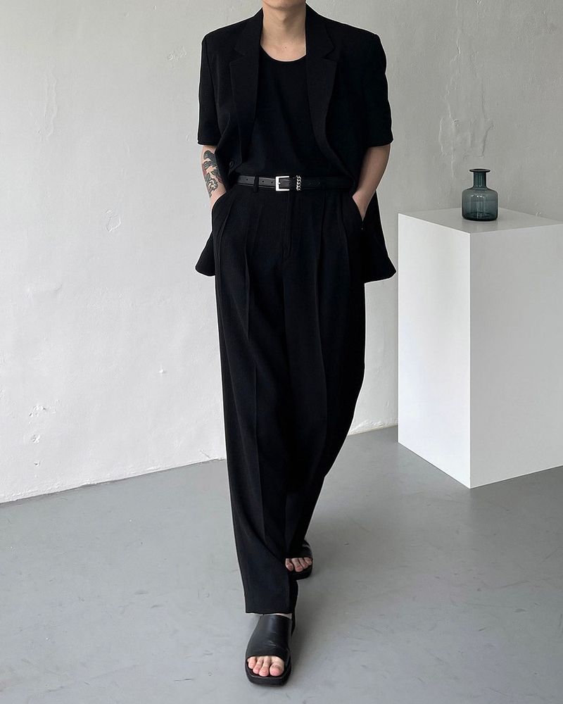 CR Slow Linen Wide Slacks (2 colors)