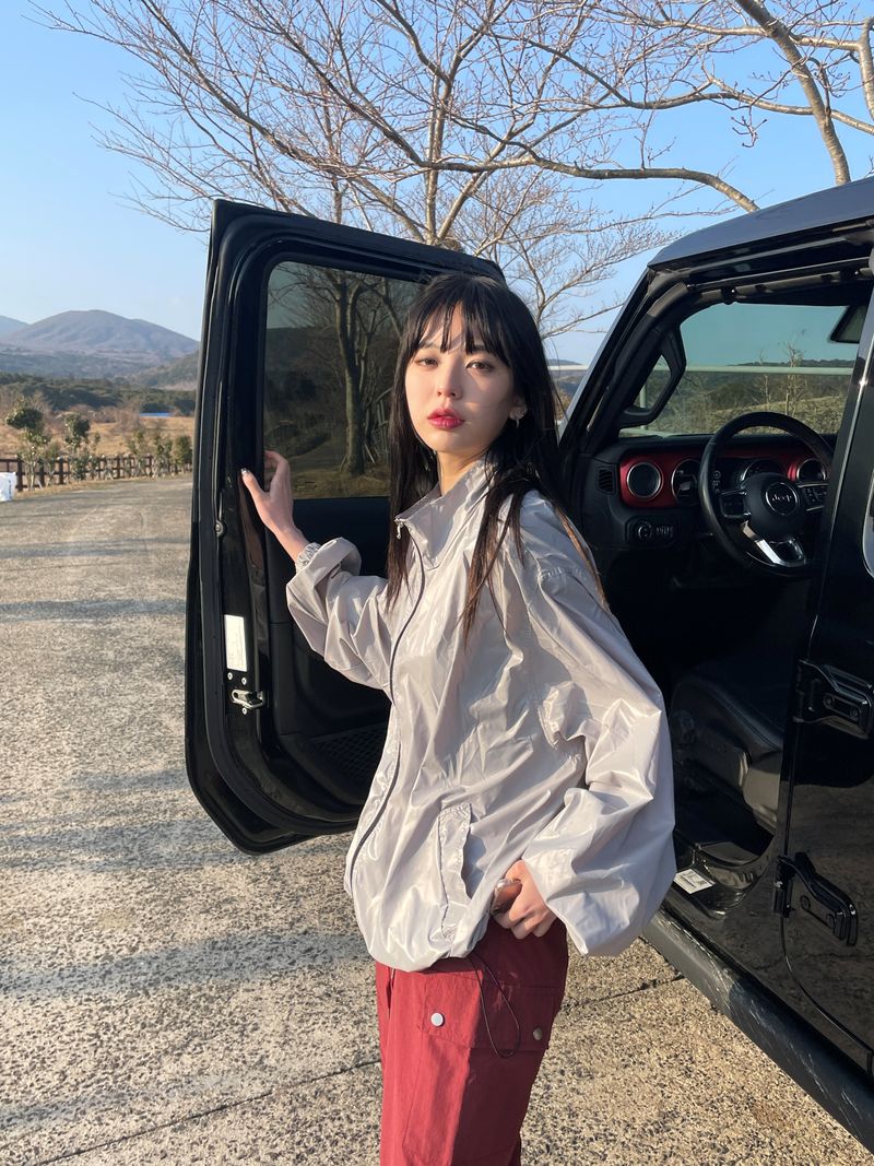 Arco iris(アルコイリス)の「lustrous windbreaker jacket(Jackets/Outerwear)」