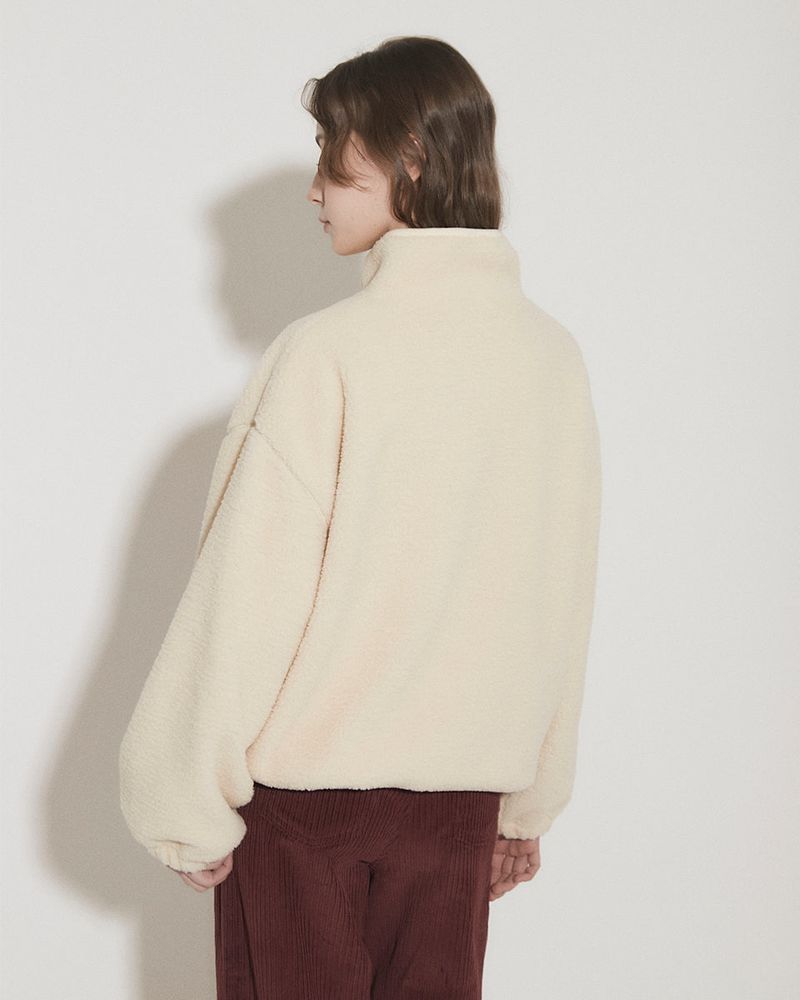 FLUFF FLEECE PULLOVER [IVORY]
