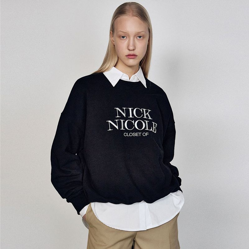 CLASIC LOGO SOFT SWEATSHIRT_BLACK