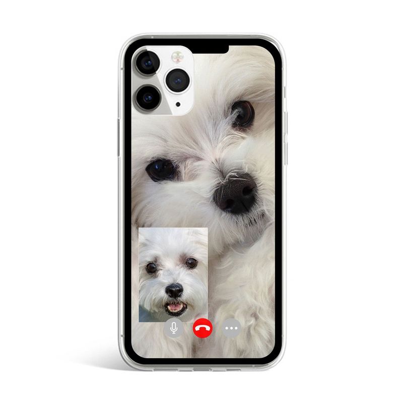 WaiKei(ワイケイ)の「Jelly phone case maltese facetime(Smartphone Accessories)」